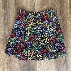 Floral Flounce Skirt